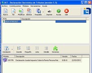 Declaración electronica tributaria DET 5.5